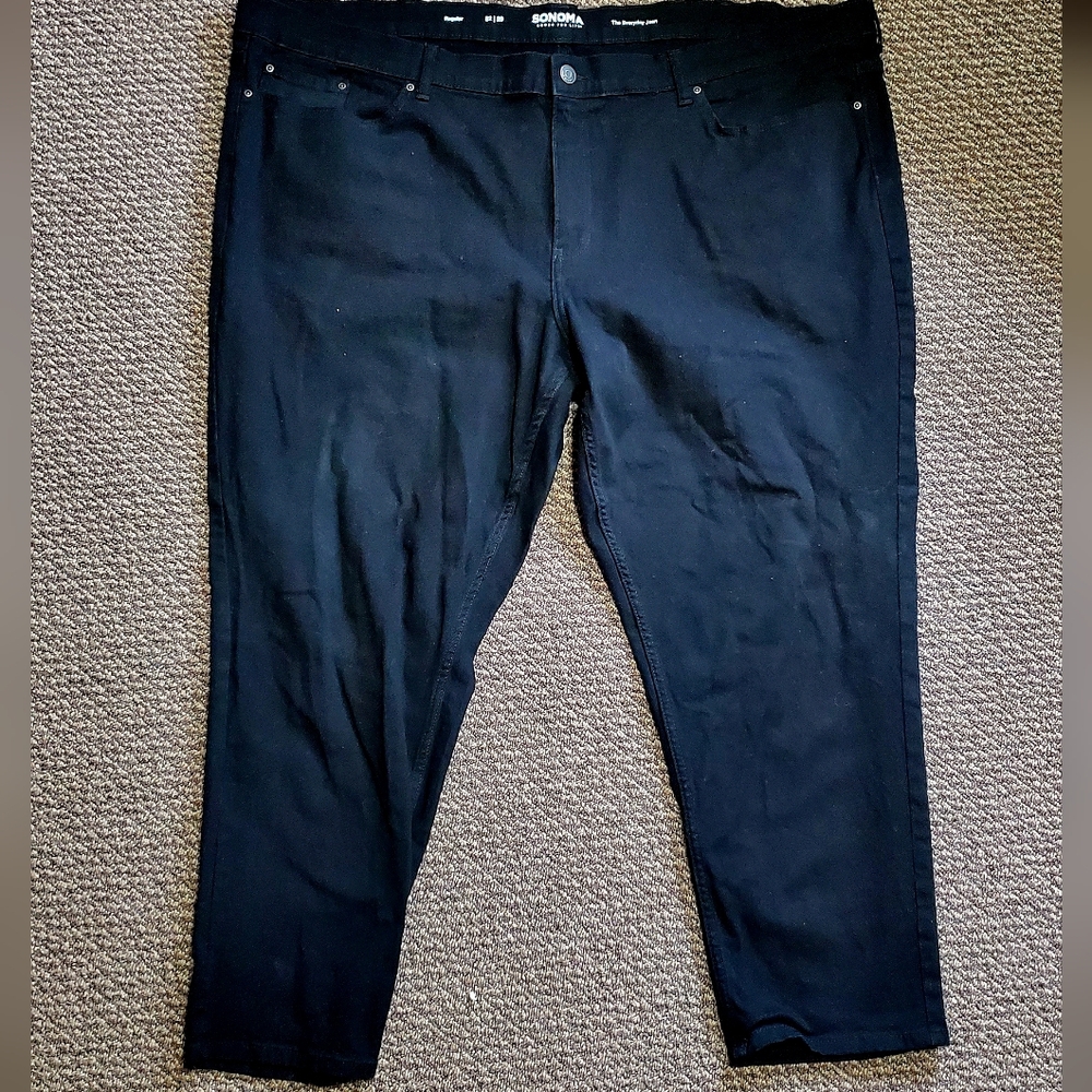 Sonoma Black Regular Fit Pants